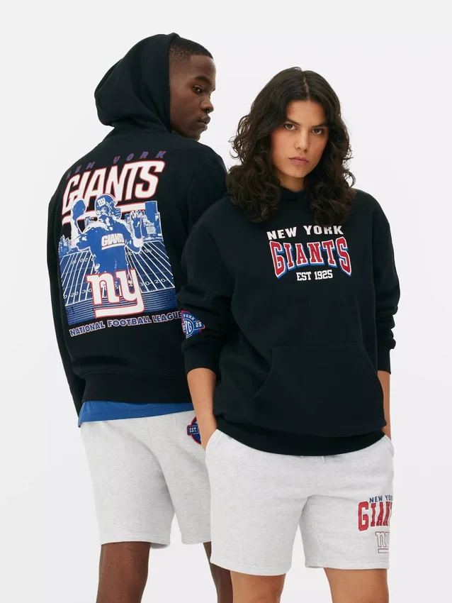 Sudadera con capucha y diseño de los New York Giants de la NFL