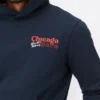 Sudadera con capucha y diseño de pizza «deep dish» de Chicago