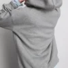 Sudadera con capucha y estampado de mezcla de algodón