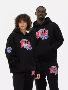 Sudadera con capucha y logotipo de los Buffalo Bills de la NFL