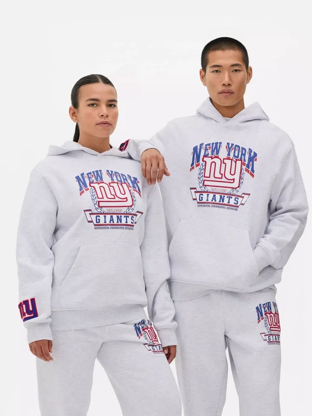 Sudadera con capucha y logotipo de los New York Giants de la NFL