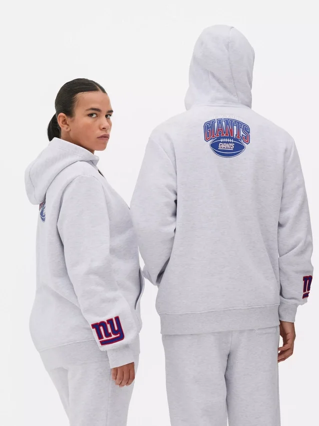 Sudadera con capucha y logotipo de los New York Giants de la NFL
