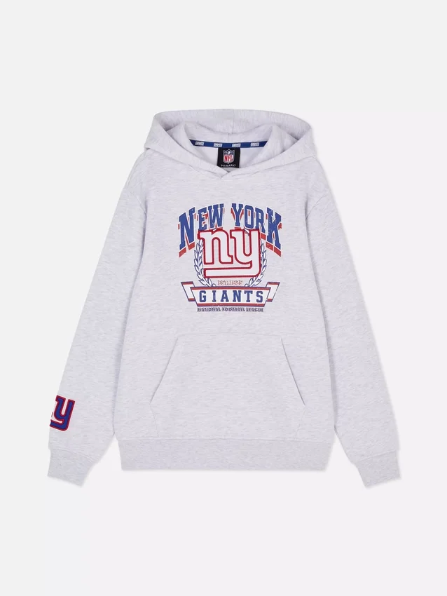 Sudadera con capucha y logotipo de los New York Giants de la NFL