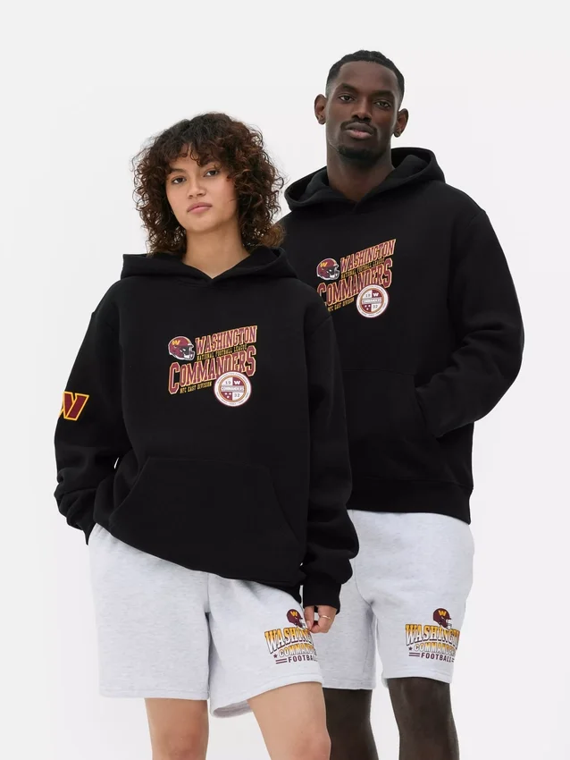 Sudadera con capucha y logotipo de los Washington Commanders de la NFL
