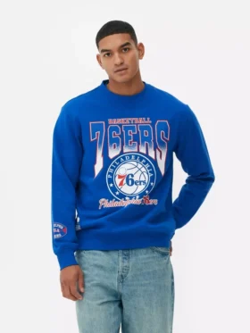 Sudadera con diseño gráfico de los Philadelphia 76ers de la NBA