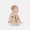 Sudadera de cuello redondo con animales del bosque