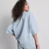 Sudadera de manga caída de NYC con alto contenido de algodón