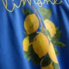 Sudadera holgada color limón con alto contenido de algodón