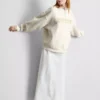 Sudadera nupcial bordada con lentejuelas