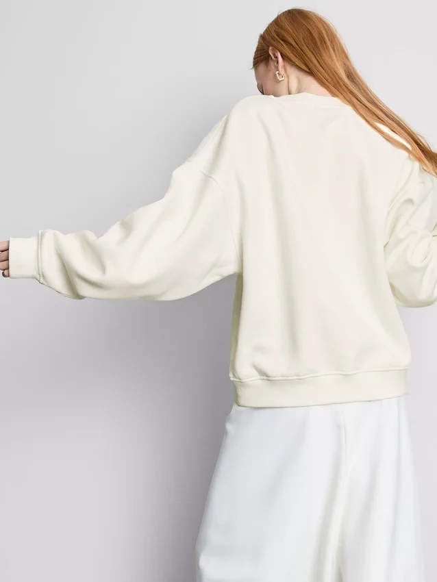 Sudadera nupcial bordada con lentejuelas