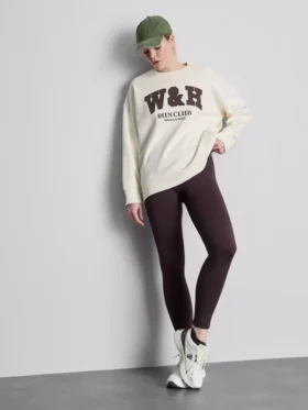 Sudadera oversize con alto contenido de algodón para correr