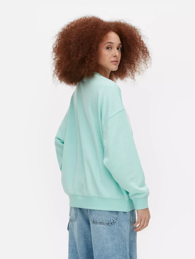 Sudadera oversize con letras de Miami