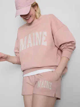 Sudadera oversize de Maine con alto contenido de algodón