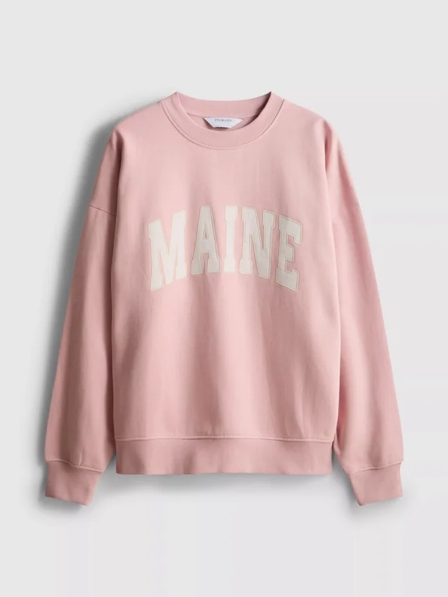 Sudadera oversize de Maine con alto contenido de algodón