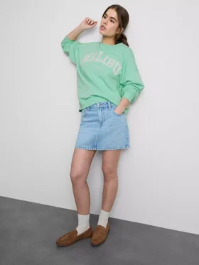 Sudadera oversize Malibu con alto contenido de algodón