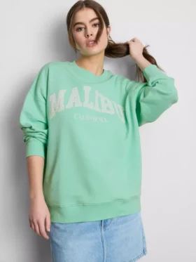 Sudadera oversize Malibu con alto contenido de algodón