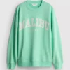 Sudadera oversize Malibu con alto contenido de algodón