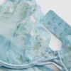 Sujetador transparente con aros y diseño de mariposa, tallas A-E