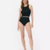 Tanga de ropa moldeadora sin costuras de cintura alta
