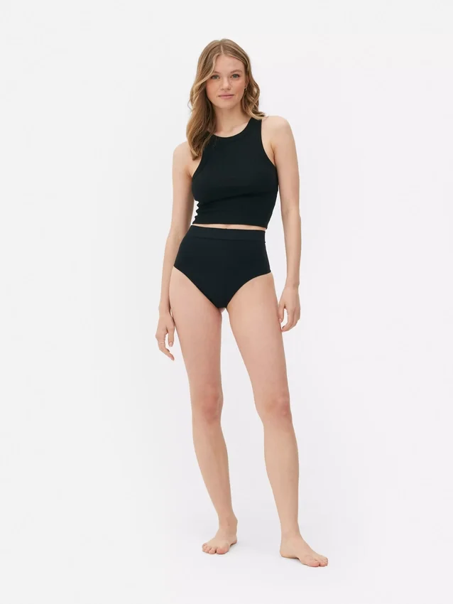 Tanga de ropa moldeadora sin costuras de cintura alta