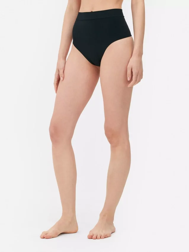 Tanga de ropa moldeadora sin costuras de cintura alta