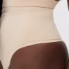 Tanga de ropa moldeadora sin costuras de cintura alta