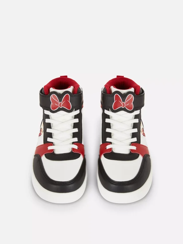 Tenis altos luminosos de Minnie Mouse de Disney