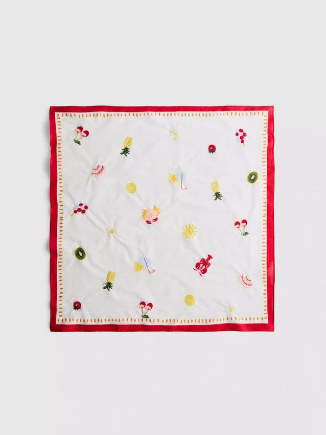 The Primark Scene | Bufanda bordada de 55 x 55