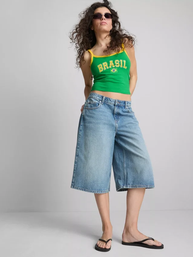 The Primark Scene | Camiseta corta estilo Brasil