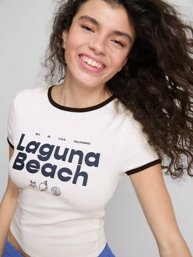 The Primark Scene | Camiseta corta «Laguna Beach Baby»