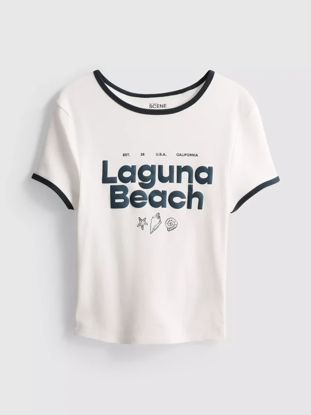 The Primark Scene | Camiseta corta «Laguna Beach Baby»