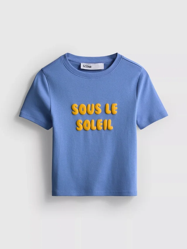 The Primark Scene | Camiseta de algodón con relieve