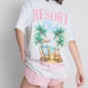 The Primark Scene | Camiseta oversize de algodón estilo resort