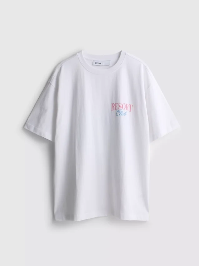 The Primark Scene | Camiseta oversize de algodón estilo resort