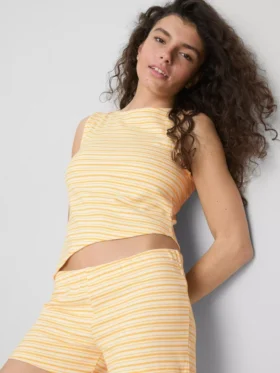 The Primark Scene | Camiseta sin mangas con rayas asimétricas