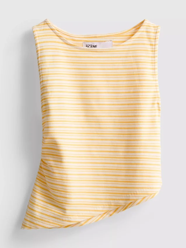 The Primark Scene | Camiseta sin mangas con rayas asimétricas