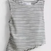 The Primark Scene | Camiseta sin mangas con rayas asimétricas