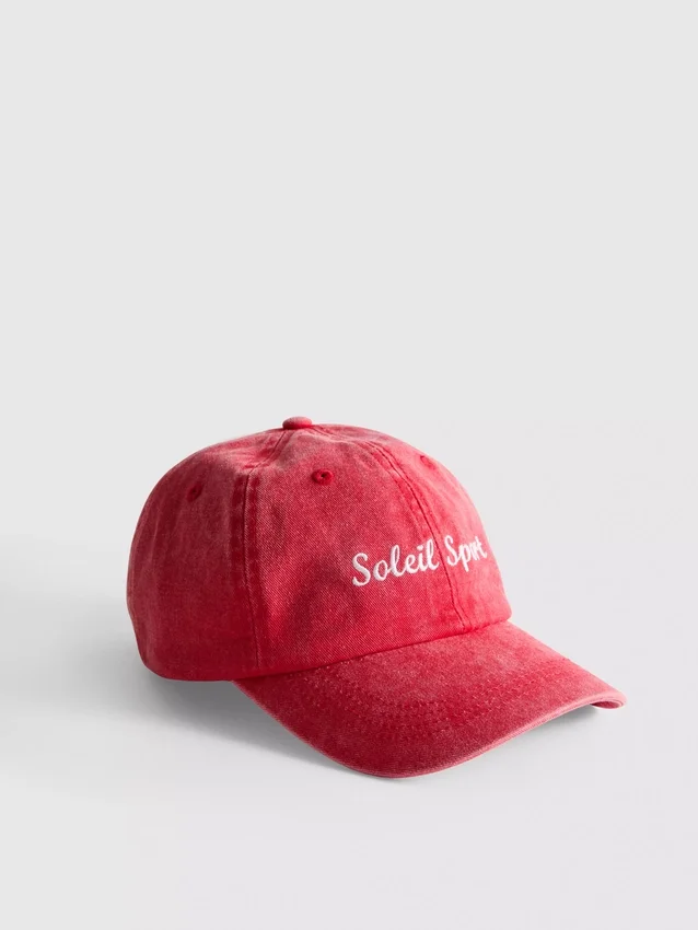 The Primark Scene | Gorra de béisbol de algodón Soleil