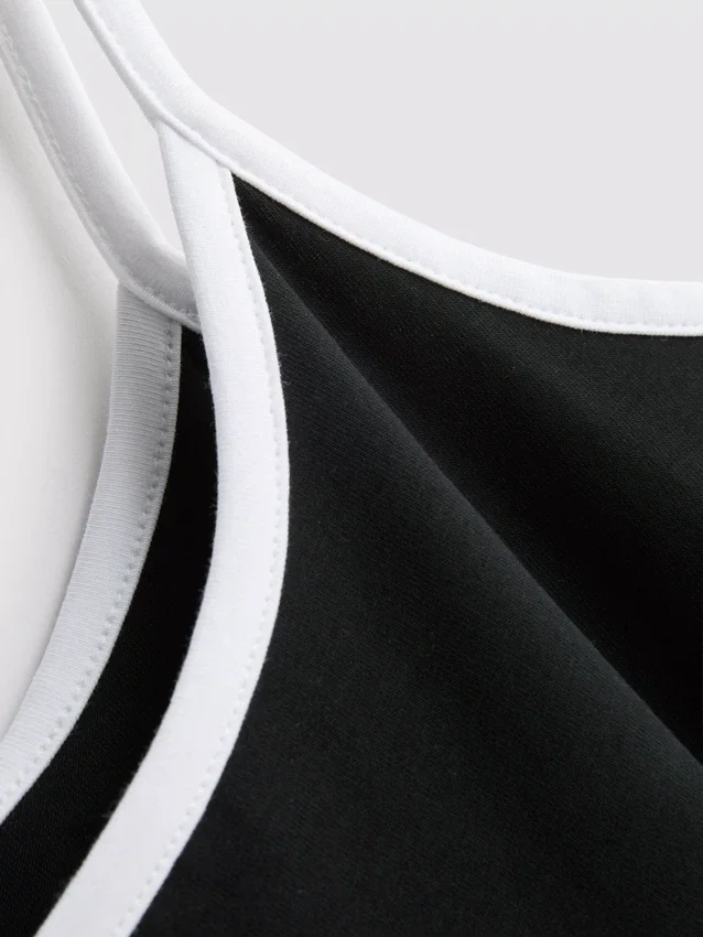 The Primark Scene | Minivestido de tirantes con ribetes en contraste