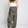 The Primark Scene | Pantalones cargo de talle medio con cordón