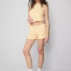 The Primark Scene | Pantalones cortos ajustados a rayas con alto contenido de algodón
