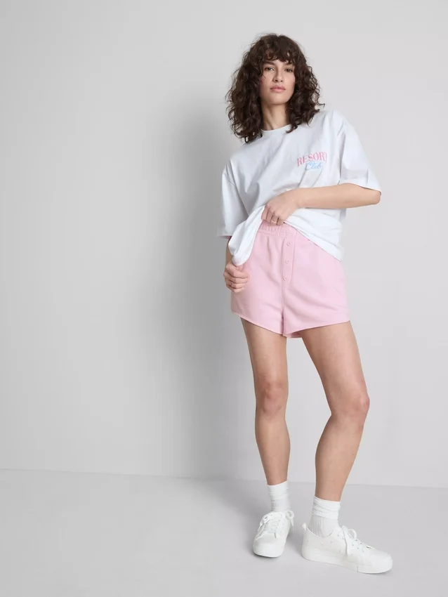 The Primark Scene | Pantalones cortos con detalle de botones y alto contenido de algodón