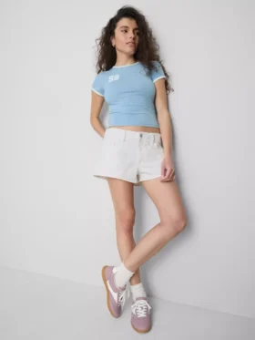 The Primark Scene | Pantalones cortos de mezclilla de algodón