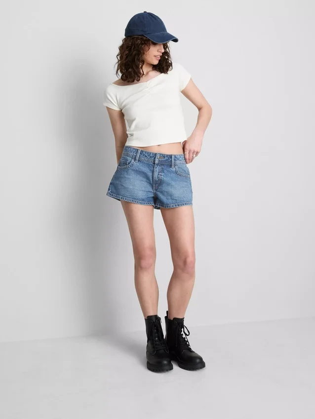 The Primark Scene | Pantalones cortos de mezclilla de algodón