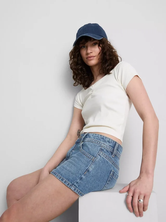 The Primark Scene | Pantalones cortos de mezclilla de algodón
