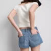 The Primark Scene | Pantalones cortos de mezclilla de algodón