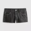 The Primark Scene | Pantalones cortos de mezclilla de algodón con tachuelas