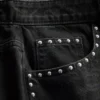 The Primark Scene | Shorts de mezclilla de algodón con tachuelas