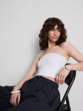 The Primark Scene | Top bandeau de jersey con alto contenido de algodón