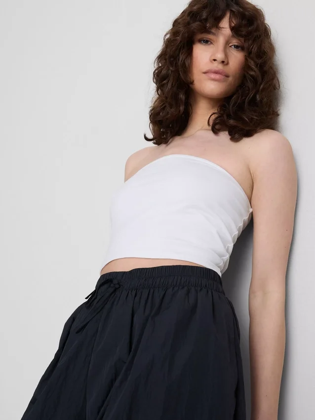 The Primark Scene | Top bandeau de jersey con alto contenido de algodón